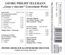 Georg Philipp Telemann (1681-1767): Tripelkonzert in B für 2 Flöten,Violine &amp; Orchester, CD