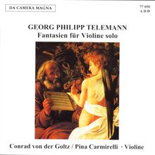 Georg Philipp Telemann (1681-1767): 7 Fantasien f.Violine solo, CD