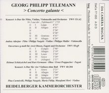 Telemann,Concerto galante, CD