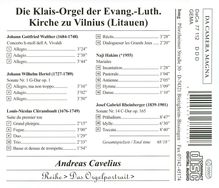 Andreas Cavelius - Die Klais-Orgel der Evang.-Luth. Kirche in Vilnius (Litauen), CD
