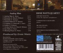 Ernie Watts (geb. 1945): Analog Man, CD