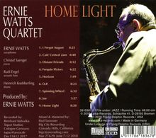 Ernie Watts (geb. 1945): Home Light, CD