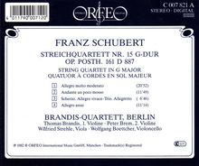 Franz Schubert (1797-1828): Streichquartett Nr.15, CD