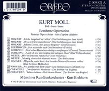 Kurt Moll singt berühmte Bass-Arien, CD