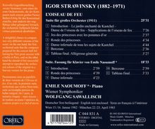 Igor Strawinsky (1882-1971): Der Feuervogel (Fassung für Klavier), CD