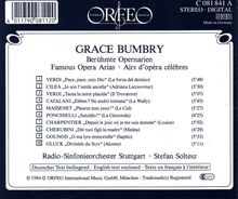 Grace Bumbry singt berühmte Arien, CD