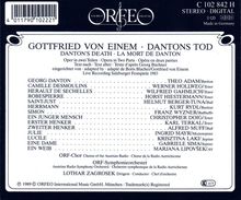 Gottfried von Einem (1918-1996): Dantons Tod, 2 CDs