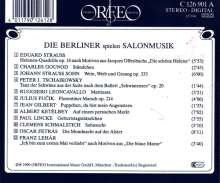 Die Berliner spielen Salonmusik, CD