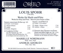 Louis Spohr (1784-1859): Werke f.Flöte &amp; Harfe, CD