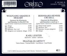 Bernhard Crusell (1775-1838): Klarinettenquartett Nr.2 c-moll op.4, CD