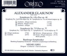 Alexander Glasunow (1865-1936): Symphonien Nr.4 &amp; 7, CD
