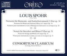 Louis Spohr (1784-1859): Nonett für Bläser &amp; Streicher op.31, CD