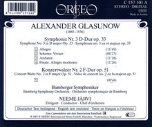 Alexander Glasunow (1865-1936): Symphonie Nr.3, CD