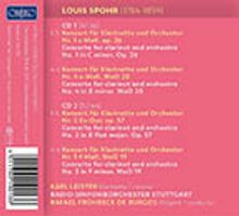 Louis Spohr (1784-1859): Klarinettenkonzerte Nr.1-4, CD