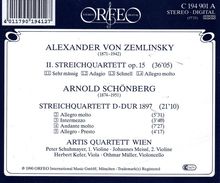 Alexander von Zemlinsky (1871-1942): Streichquartett Nr.2, CD