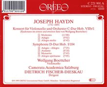 Joseph Haydn (1732-1809): Symphonie Nr.104, CD