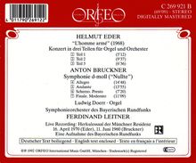 Helmut Eder (1916-2005): Konzert für Orgel &amp; Orch."L'homme arme", CD