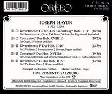 Joseph Haydn (1732-1809): Orgelkonzerte H18 Nr.6 &amp; 10, CD