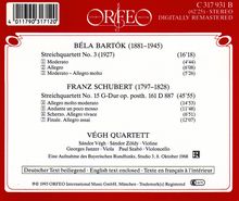 Franz Schubert (1797-1828): Streichquartett Nr.15, CD