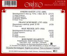 Max Reger (1873-1916): Streichquartett Nr.5 op.121, CD