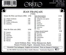 Jean Francaix (1912-1997): Kammermusik für Flöte "La Bergère Enchantée", CD