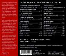 Dietrich Fischer-Dieskau singt Goethe-Lieder, CD