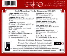 Große Mozartsänger Vol.4, CD