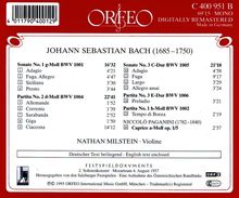 Johann Sebastian Bach (1685-1750): Sonaten &amp; Partiten für Violine BWV 1001,1004,1005, CD
