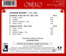 Joseph Haydn (1732-1809): Symphonien Nr.101 &amp; 102, CD