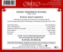 Georg Friedrich Händel (1685-1759): Judas Maccabaeus (in dt.Spr.), 2 CDs