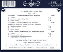 Pedro Etienne Solere (1753-1817): Klarinettenkonzert in Es, CD