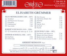 Elisabeth Grümmer singt Lieder, CD