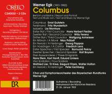 Werner Egk (1901-1983): Columbus, 2 CDs