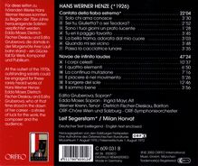 Hans Werner Henze (1926-2012): Cantata della Fiaba Estrema, CD