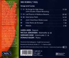 Ned Rorem (1923-2022): Songs &amp; Cycles, CD