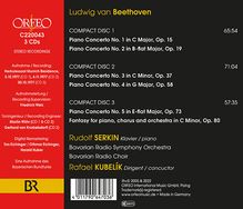 Ludwig van Beethoven (1770-1827): Klavierkonzerte Nr.1-5, 3 CDs