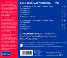 Dmitri Schostakowitsch (1906-1975): Cellokonzerte Nr.1 &amp; 2, CD