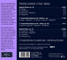 Franz Danzi (1763-1826): Septette op.10 &amp; op.15, CD