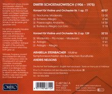 Dmitri Schostakowitsch (1906-1975): Violinkonzerte Nr.1 &amp; 2 (opp.99 &amp; 129), CD