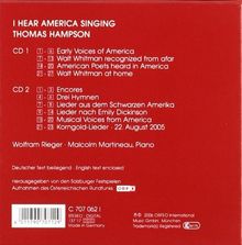 Thomas Hampson - I Hear America Singing, 2 CDs