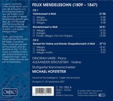 Felix Mendelssohn Bartholdy (1809-1847): Violinkonzert op.64, 2 CDs