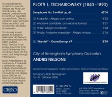 Peter Iljitsch Tschaikowsky (1840-1893): Symphonie Nr.5, CD