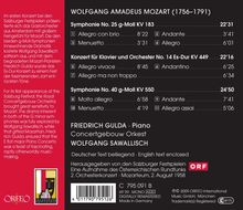 Wolfgang Amadeus Mozart (1756-1791): Symphonien Nr.25 &amp; 40, CD