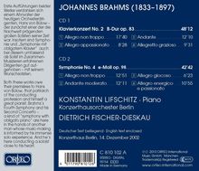 Johannes Brahms (1833-1897): Symphonie Nr.4, 2 CDs