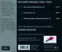 Richard Strauss (1864-1949): Also sprach Zarathustra op.30, CD