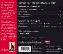 Ludwig van Beethoven (1770-1827): Symphonien Nr.2 &amp; 7, CD