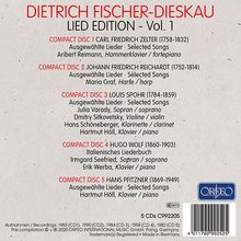 Dietrich Fischer-Dieskau - Lied Edition Vol.1 (Orfeo), 5 CDs