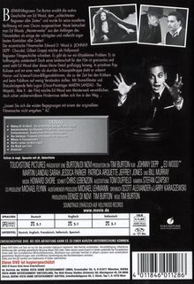 Ed Wood (Special Edition), DVD