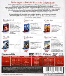 Resident Evil 1-6 (3D &amp; 2D Blu-ray), 6 Blu-ray Discs