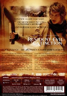 Resident Evil: Extinction, DVD